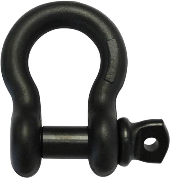 Riggatec shackle, matt black, 3.25 t