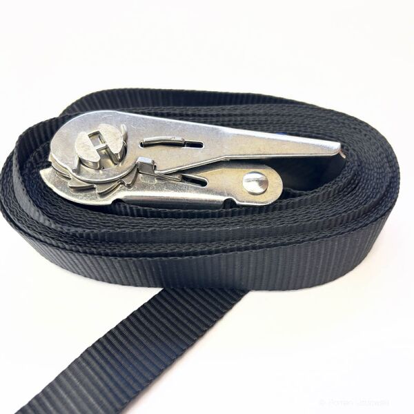 Spanngurt Schwarz 6m